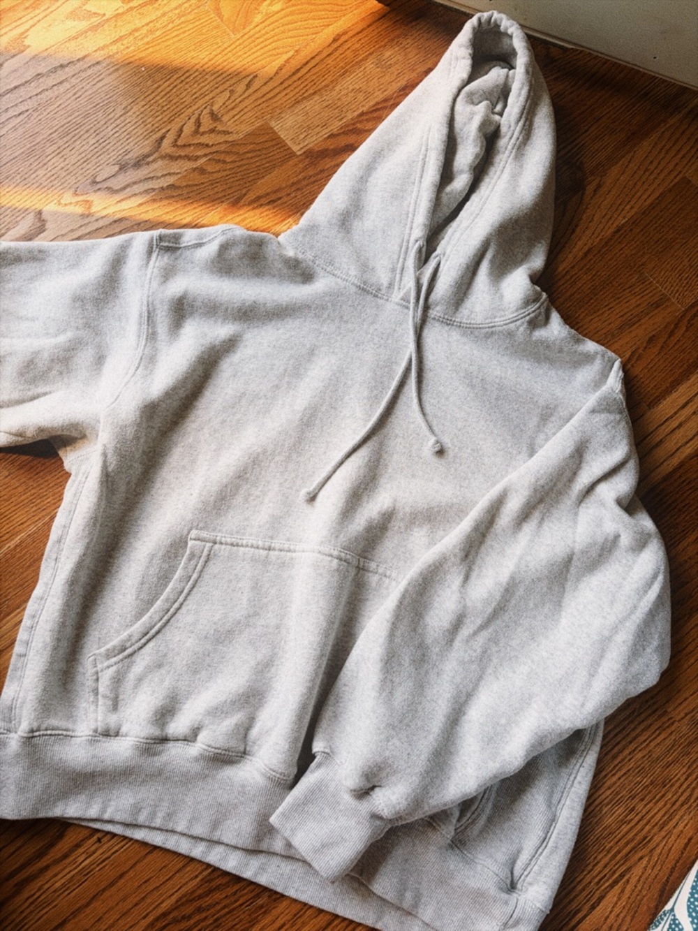 Classic Everyday Oversized Gray Hoodie Sweatshirt